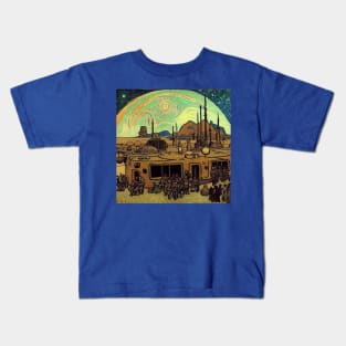 Starry Night in Mos Eisley Tatooine Kids T-Shirt